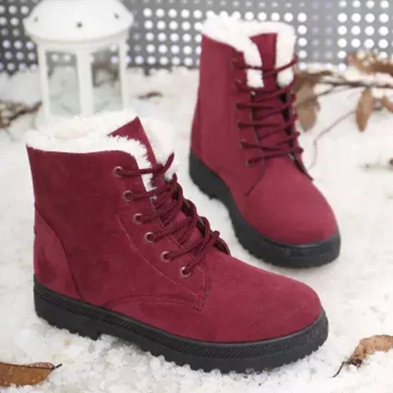 LILI™ | Veterschoenen met antislip sneeuw